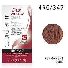 Wella Color Charm Liquid Hair Color 347 4rg Dark Auburn