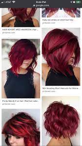 Fire hair is not a new trend, but it's definitely a trend — red and reddish hair styles are rare, hot, sexy and impressive. Ruby Red Hair Short Red Hair Hair Stayl Women Hair Stayl