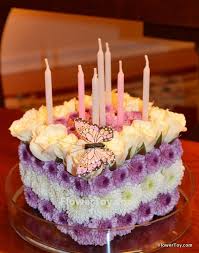 Pin By Flowertoy On Flowertoy Cakes Unique Flower Arrangements Floral Arrangements Diy Happy Birthday Flower Cake