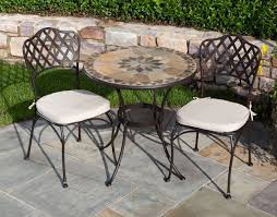 Tile Top Patio Table Is Also A Kind Of Patio Furniture High Top Table And Chairs Bistro Table Outdoor Bistro Chairs Outdoor Patio Table Set