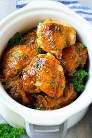 This Slow Cooker Apricot Chicken Is Salty Sweet Perfection Apricot Chicken Slow Cooker Apricot Chicken Apricot Chicken Recipes
