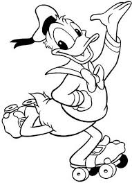 You can use our amazing online tool to color and edit the following roller skate coloring pages. Donald Duck Play Roller Skate Coloring Pages Netart