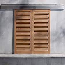 Volet Bois 220 5cm Kalisto Castorama Volet Coulissant Volet Coulissant Bois Volet Bois