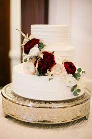 Pinterest Alex Ramey Wedding Cake With Flowers Marsala And Blush Flowers Burgundy Wedding Cake Burgundy And Blush Wedding Fall Wedding Cakes