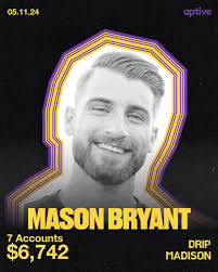 Top Rookie 05.11 Mason Bryant 7 Accounts $6,742 🤝 @drip.mktg