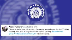 Over the last year, international airlines share price has been traded in a range of 149.724, hitting a high of 238.464, and a low of 88.74. Irctc User Complains Of Vulgar Ads Slow Clap For This Epic Reply Trending Hindustan Times