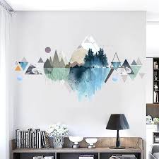 Landscape Wall Decals Decals Landscape Wall Design Stickers Tickerstumblr Stickerslaptop Funnystickers 2020 Urun Tasarimi Mural Kendin Yap Ev Dekorasyonu