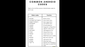 Hiddenmenucall es una aplicasion android que te permite aceder a los menus ocultos de. Secret Phone Codes For Android