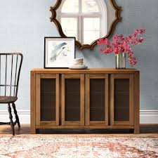 Bon augure industrial bar cabinet for liquor and glasses, rustic wood and metal wine rack table, accent sideboard buffet with doors (47 inch, vintage oak) 4.6 out of 5 stars. Rustic Lodge Wine Bottle Storage Equipped Sideboards Buffets You Ll Love In 2021 Wayfair