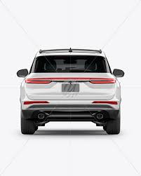 Download Crossover Suv Mockup Back View In Vehicle Mockups On Yellow Images Object Mockups PSD Mockup Templates