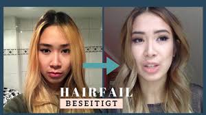 Dunkel blond bis hellblonde ombre dreadlocks. Hairfail Beseitigt Gelbstich Entfernt Pumuckl Ade Youtube