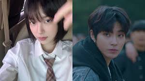 Pantesan ngelihat Lee jiwoo ini kek familiar mirip siapa gitu, rupa nya  mirip hwang in yeop wehh, inimah hwang in yeop di pakein wig jadi shin soo  hyun😭😂