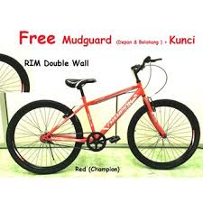 Kami mempunyai koleksi basikal dari kecil hingga. Free Mudguard Kunci Basikal Biasa Veego Champion 26 2wall Utk Pgi Ke Sekolah Ke Tempat Kerja Dan Jalan2 Shopee Malaysia