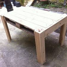 Du Brauchst Einen Tisch Bau Dir Einen Aus Einer Palette Und Denk An Die Safety Tipps Beim Besorgen Der Paletten Paletten Tisch Palettentisch Stehtisch Holz
