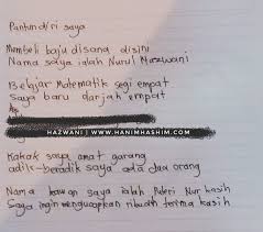 Pantun kasih sayang ibu bapa. Pantun Diri Saya By Hazwani Nukilan Budak Flat