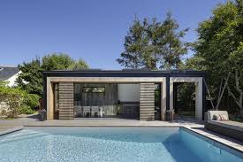 Construction D Un Pool House Carnac Morbihan Bretagne Franck Labbay Architecte Dplg Architecte Dplg Architecte Pool House