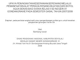 Contoh ptk pai sd untuk kenaikan pangkat. Ptk Untuk Kenaikan Pangkat Guru Sd Seputaran Guru