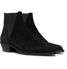 The pop star turned actor was subjected to a heart rate. Saint Laurent Dakota Brushed Suede Chelsea Boots Men Black Saint Laurent