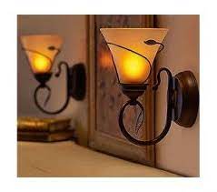Some lights have two nuts and some only have one in the middle. Qvc Flameless Wall Sconces The Average Consumer Battery Operated Wall Sconce Wall Sconces Indoor Wall Sconces