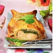 Saumon Aux A C Pinards En Croa Te De Pa Te Feuilleta C E Recettes De Cuisine Francaise