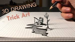How To Draw Astrofisher Easy 3d Art For Beginners Learn Tutorial 3d Drawing Tutorial 3d Drawings Drawing For Beginners
