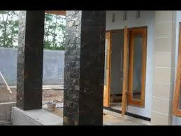 Rumah minimalis keramik batu alam untuk tiang teras. Simak Simaklah Inilah Dia Tiang Teras Elegan Dengan Batu Alam Viral