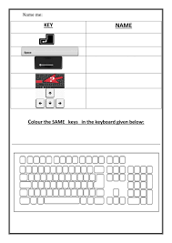 Free Printable Computer Keyboarding Worksheets Worksheet For Class 2 Notes Kids Worksheets Printables Worksheet Template Free Printable Worksheets