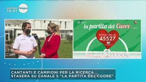 Le partite di oggi, stasera e domani in diretta e in streaming. Stasera La Partita Del Cuore Mattino Cinque Video Mediaset Infinity