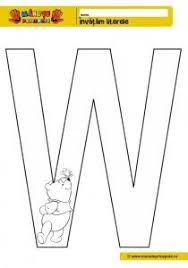 71 de cuvinte in limba romana care incep cu litera w. W 010 Pagini De Colorat Cu Litera W Preschool Math Photography Skills Math
