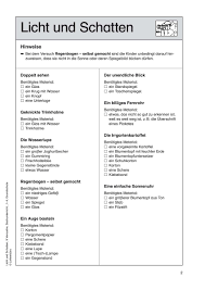 Grundschule Unterrichtsmaterial Sachunterricht Experimente Licht Und Schatten 9 Versuche