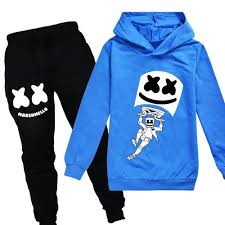 No sweat is a rare fortnite emote from the final showdown set. Fortnite Marshmello Sweat Shirt A Capuche Ensemble De Sport Manches Longues Et Pantalon Enfant Kids Suits Sweatshirt Suit Long Sleeve Sweatshirts