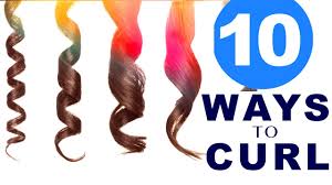 Clamp the curling iron shut and twist it so that the hair spirals around it. 10 Easy Lazy Ways To Curl Your Hair Hairstyles Youtube