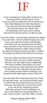 The Poem If By Rudyard Kipling A Copy Of This Given To A Young Man Is Indeed A Fine Gesture The Memory O If Rudyard Kipling Wise Quotes Inspirational Quotes
