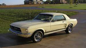 Springtime Yellow 1967 Mustang Hardtop 1967 Mustang Yellow Mustang Old Mustang