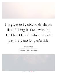 Girl Next Door Quotes Sayings Girl Next Door Picture Quotes