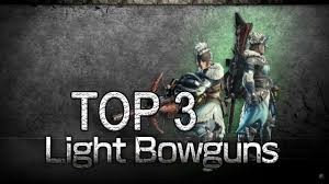 The light bowgun is the smallest of the three ranged weapons. Mhw Top 3 Light Bowgun Guide Monster Hunter World Youtube