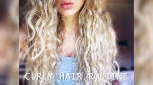 Saturating your hair with gel on the regular is going to weigh down your strands with a lot of layers of buildup that's going to be less sea goddess and more polluted ocean. Curly Wavy Hair Tutorial From Wet To Dry Youtube