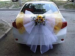 Décoration de voiture pas cher pour mariage : Mariage Deco Mariage Decoration Voiture Car Wedding Decoration