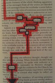 The Artist Has A Couple Of Really Beautiful Examples On Her Deviant Art Page This Sounds Really Interesting Found Found Poetry Poetry Ideas Blackout Poetry