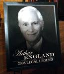 Honorable Arthur J. England, Jr. Receives Legal Legends Award