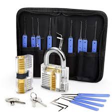 Lock Pick Set Eventronic 17 Piece Lock Picking Tools With 2 Clear Practice And Training Locks For Lockpicking Extr Lock Picking Tools Lock Pick Set Locksmith