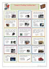Every year before the clock strikes midnight on december 31, google takes stock of the most frequently asked questions of the year. Transport And Travelling Vocabulary Quiz English Esl Worksheets For Distance Learning And Physical Classrooms