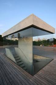 Concrete Staircase With Unique Concrete Roof And Glass Structure Triptyque Architects Sao Paulo Brazil Modern Mimari Mimari Detaylar Mimari Tasarim