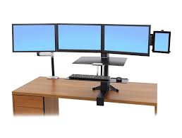 It's easy to use, letting you go from sitting to standing at the push of the button. Ergotron Lx Sit Stand Desk Mount Lcd Arm Hd