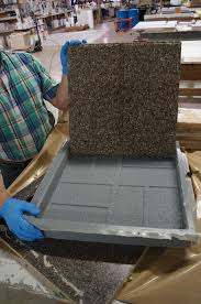 The mold can be placed directly on a relatively flat surface. How To Make A Rubber Mold To Reproduce Concrete Stepping Stones Polytek Development Corp