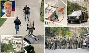 Youtube Star Jake Paul S La Home Raided By Fbi After Big Party Daily Mail Online