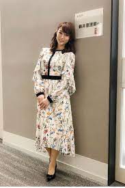 新井恵理那 アナウンサー ご着用ワンピース ドレス tea party white ワンピース ドレス ワンピース ドレス