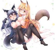anime :: fandoms :: anime art :: murasakigo :: Kemono Friends :: silver fox  (kemono friends) :: ezo red fox (kemono friends) :: Anime Adult :: Anime  Ero Oppai :: Anime Ero Pantsu 