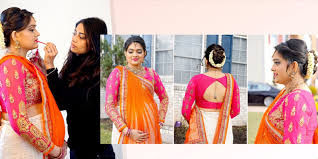 Baby Shower Hair And Makeup Beautybybarkha Gajrahairstyle Indianhairstyle Makeup Womens Hairstyles Baby Hairstyles Hair Styles