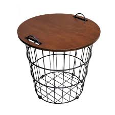 Sonoma Goods For Life Wire Basket Side Table Wire Basket Decor Wire Baskets Side Table